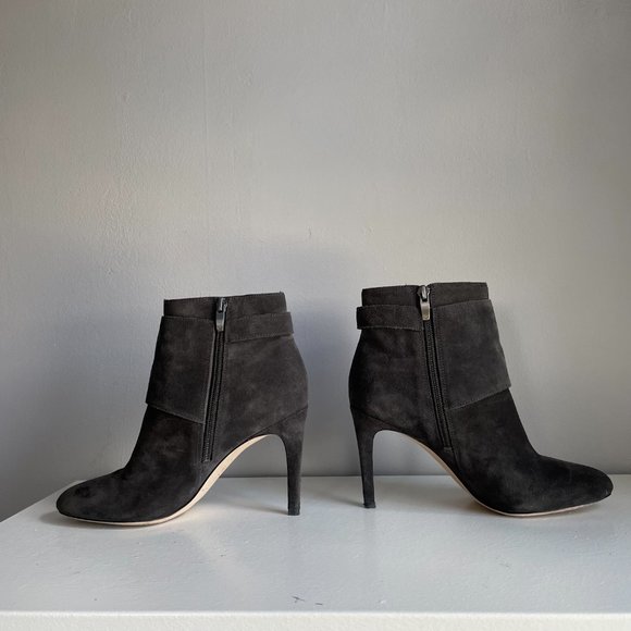 Via Spiga Booties in Graphite Suede - Picture 8 of 11